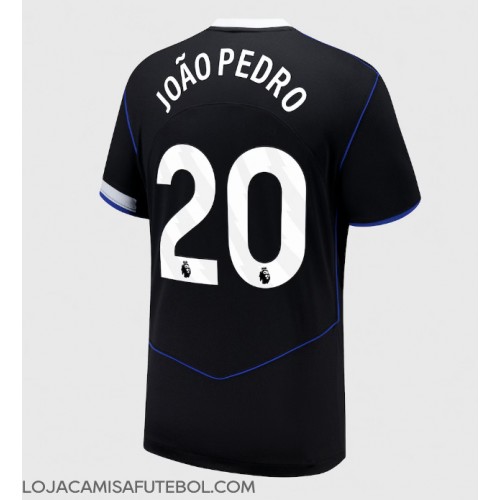 Camisa de Futebol Chelsea Joao Pedro #20 Equipamento Alternativo 2025-26 Manga Curta